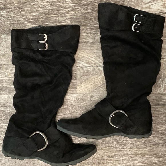 Maurices Over the Calf Boots - Picture 1 of 6